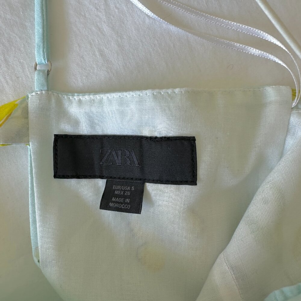 Zara Lemon Poplin Dress - Picture 11 of 14